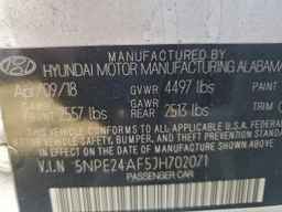 2018 HYUNDAI SONATA