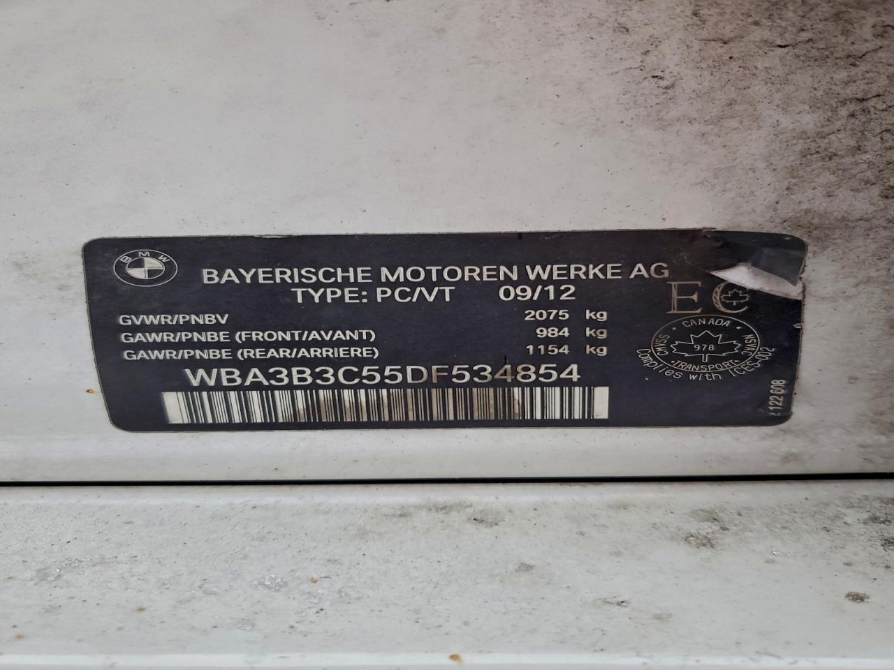 2013 BMW 3 SERIES