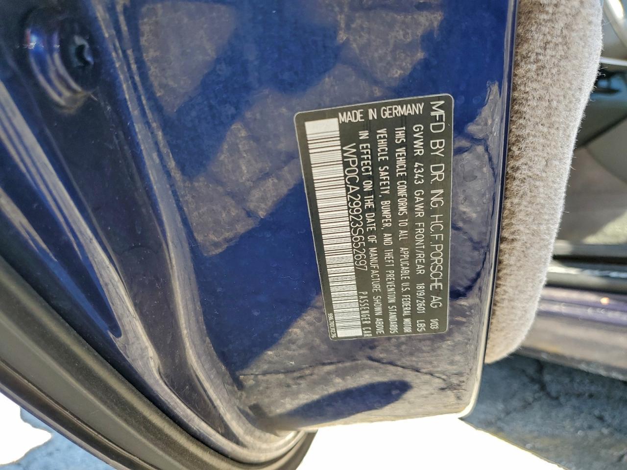 2003 PORSCHE 911