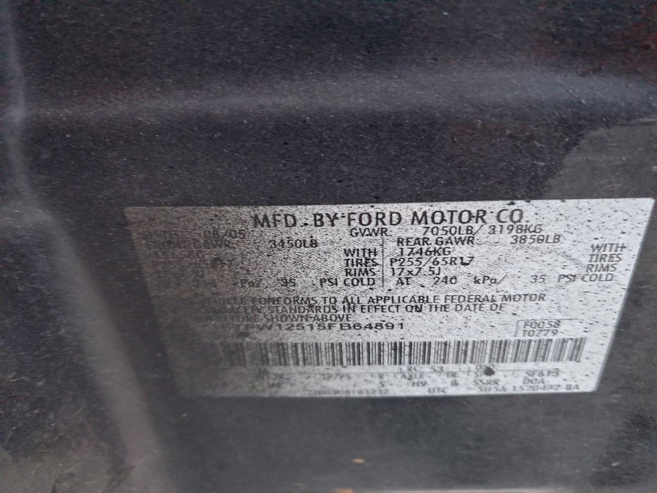 2005 FORD F-150