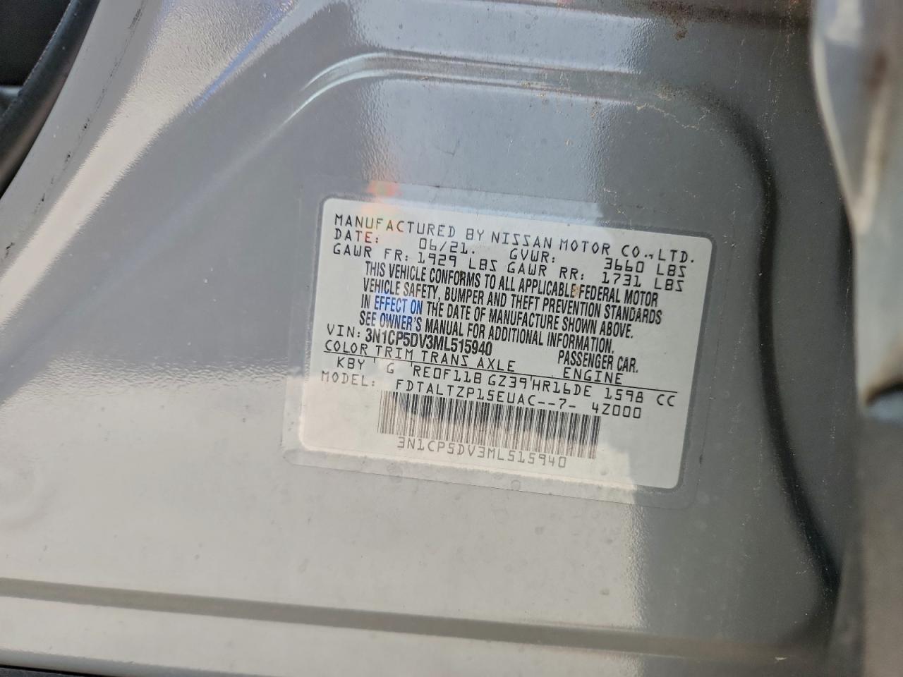 2021 NISSAN KICKS