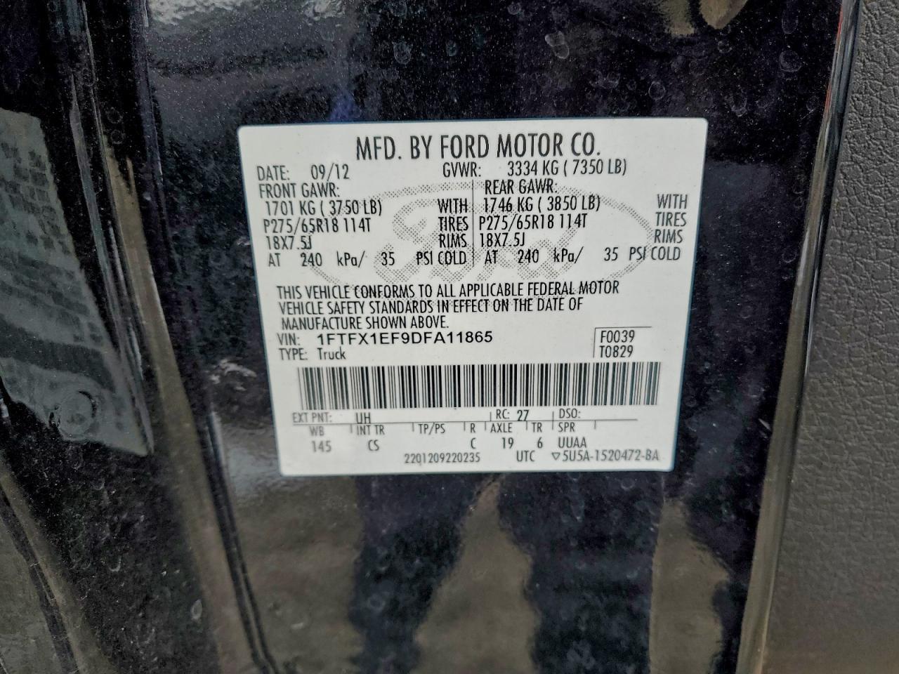 2013 FORD F-150