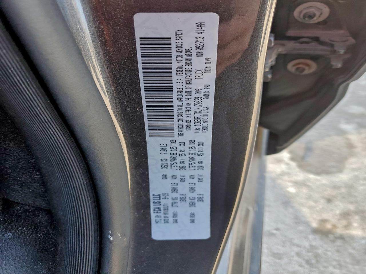 2020 RAM 1500