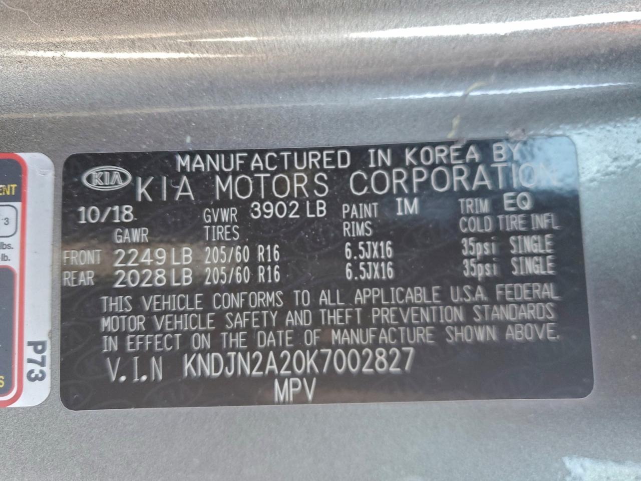 2019 KIA SOUL