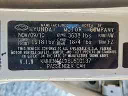 2011 HYUNDAI ACCENT