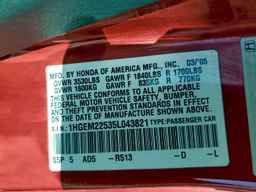 2005 HONDA CIVIC