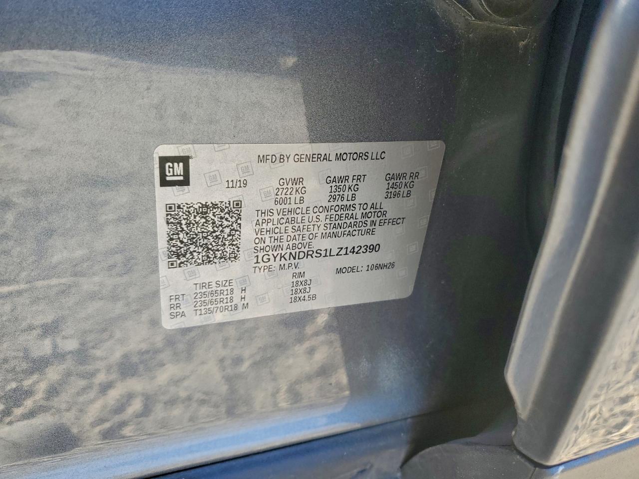 2020 CADILLAC XT5