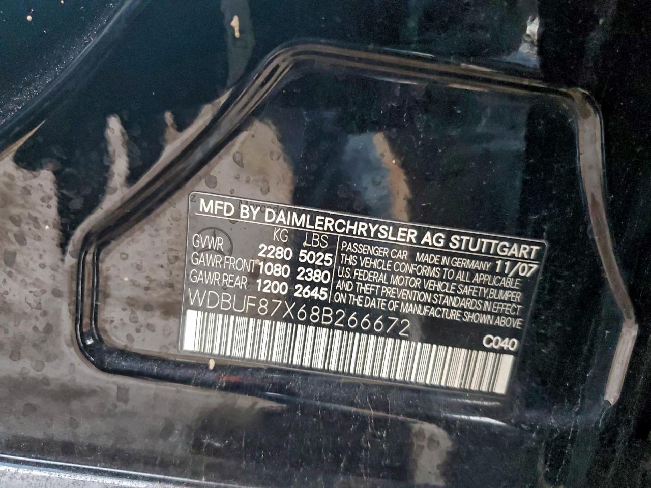 2008 MERCEDES-BENZ E-Class