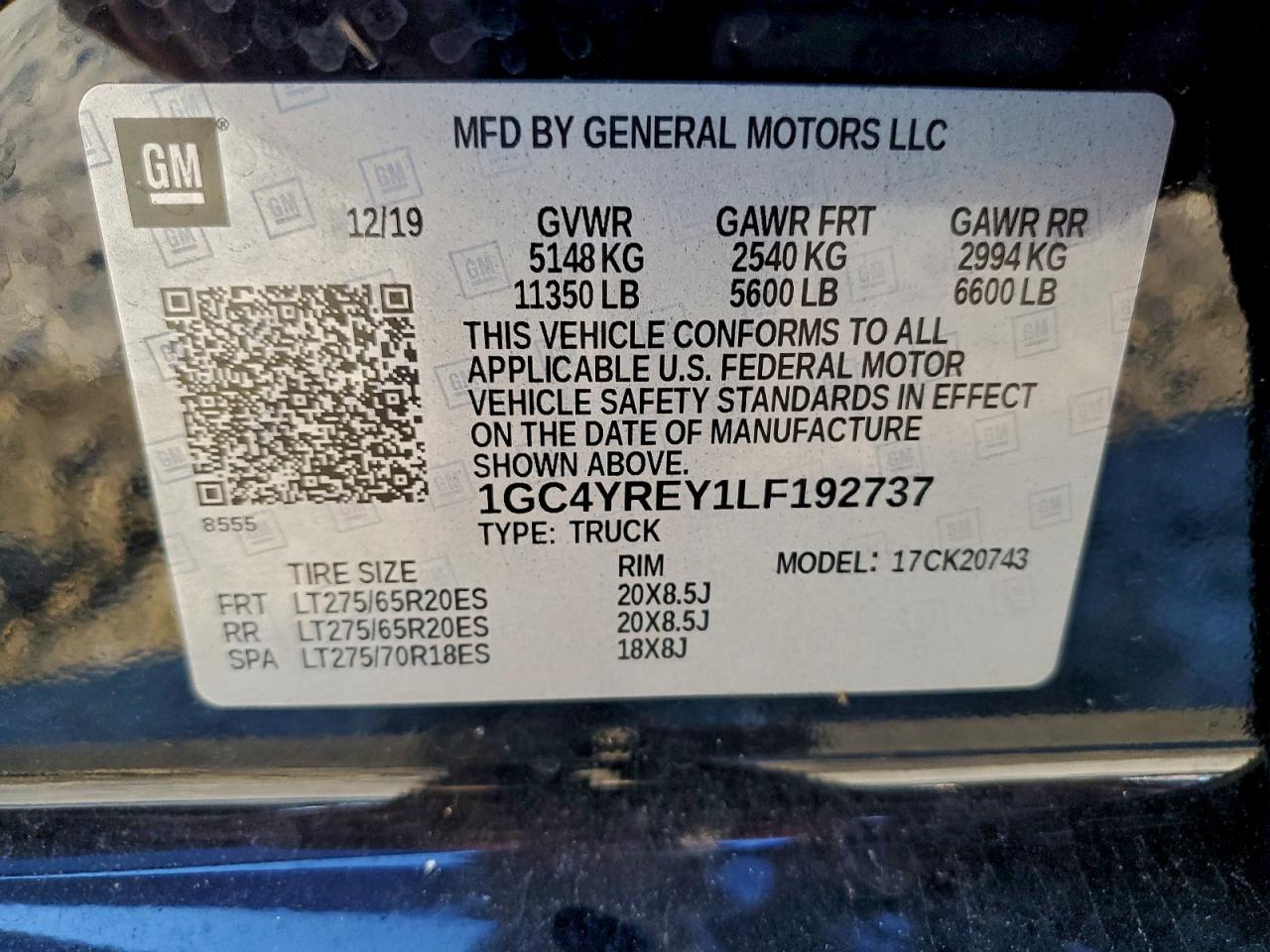 2020 CHEVROLET Silverado