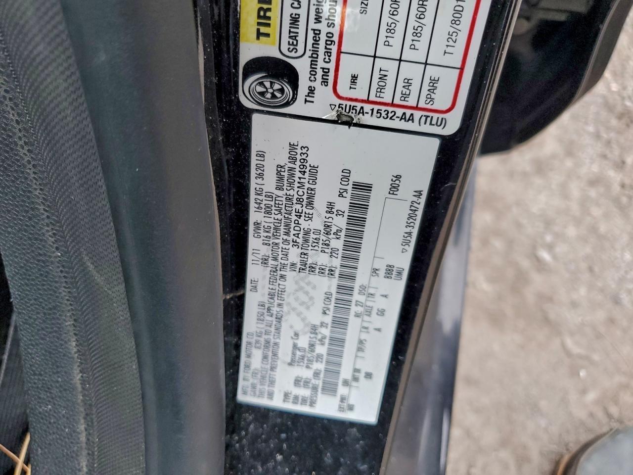 2012 FORD Fiesta