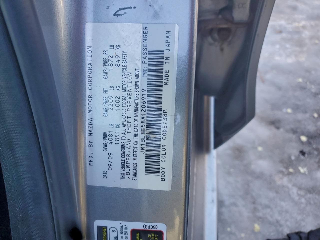 2010 MAZDA 3