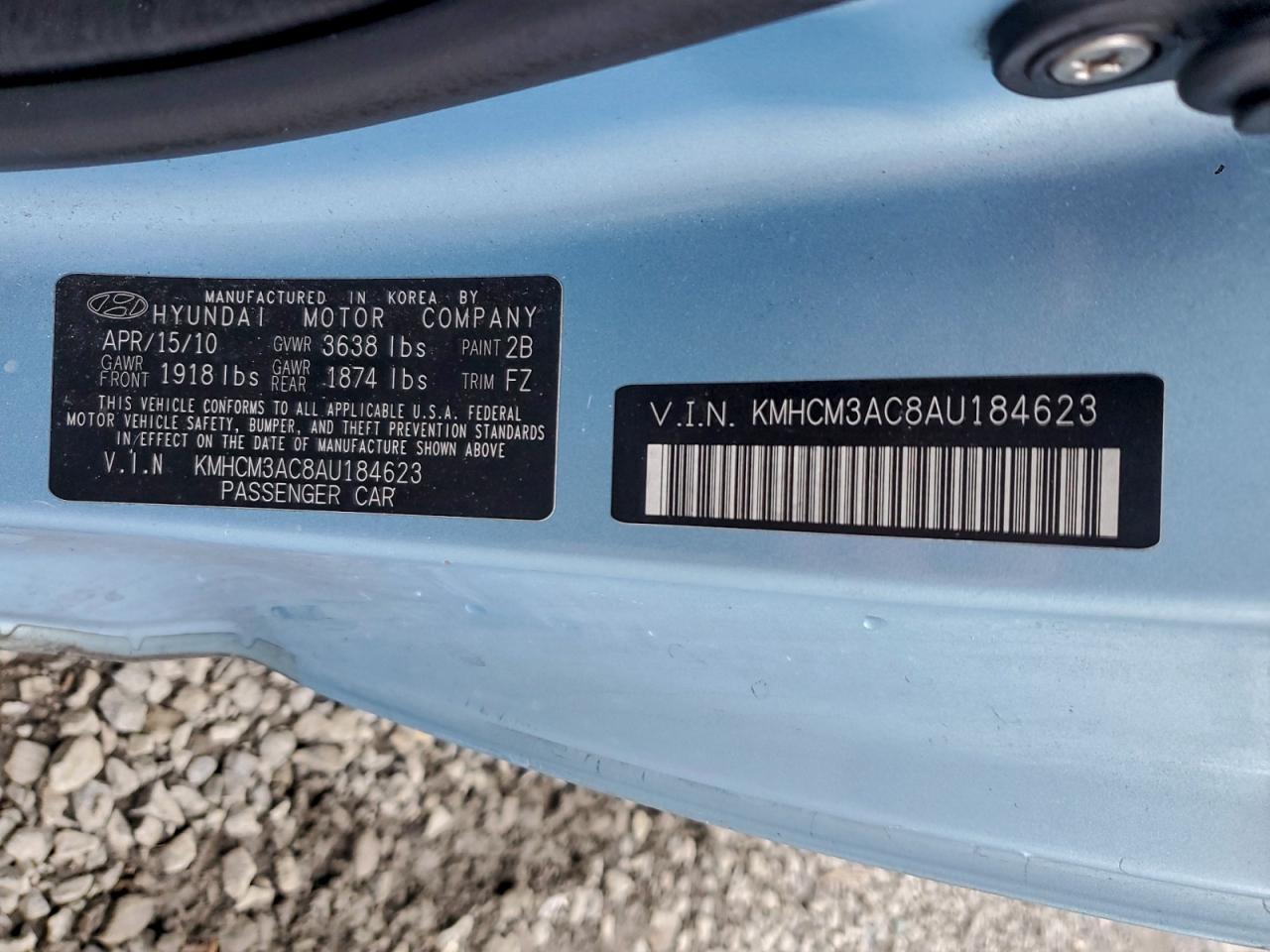 2010 HYUNDAI ACCENT