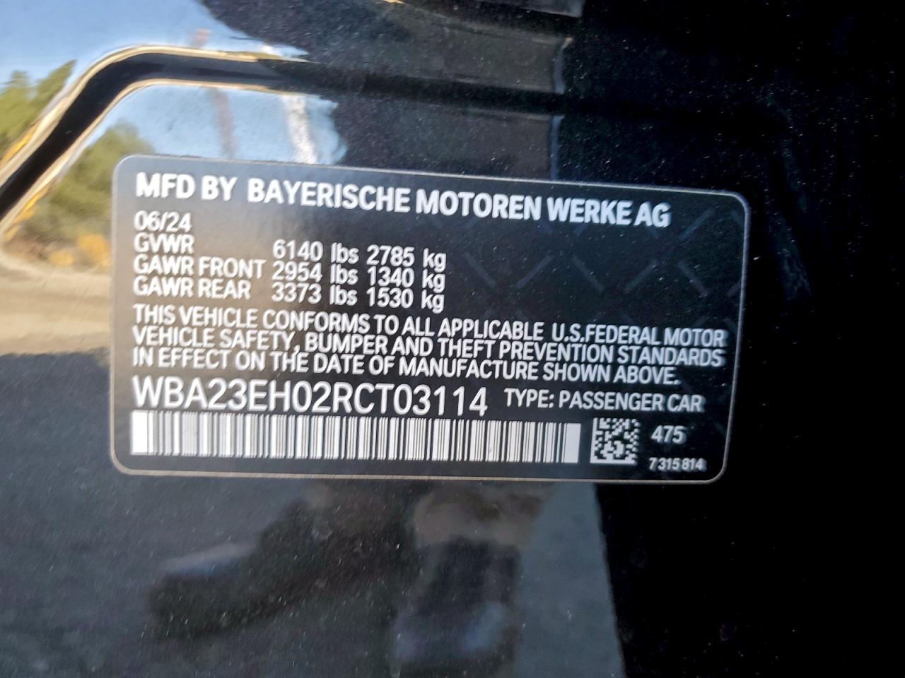 2024 BMW 7 series