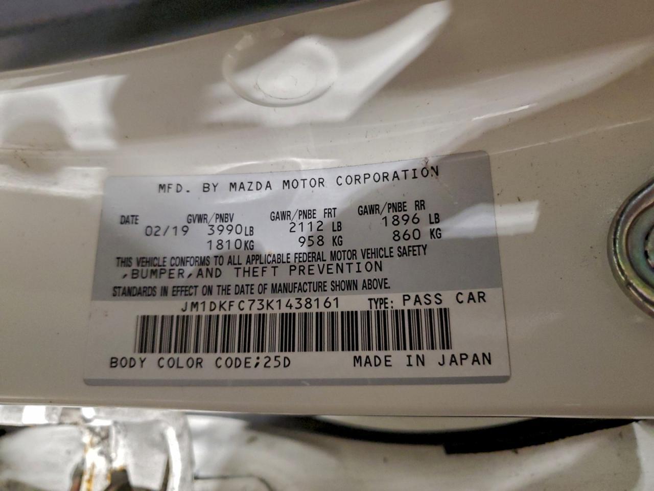 2019 MAZDA CX-3