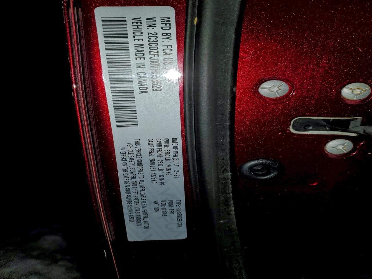 2021 DODGE Challenger