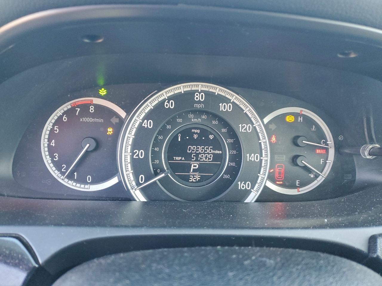 2016 HONDA ACCORD