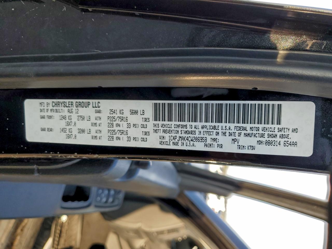 2012 JEEP Liberty
