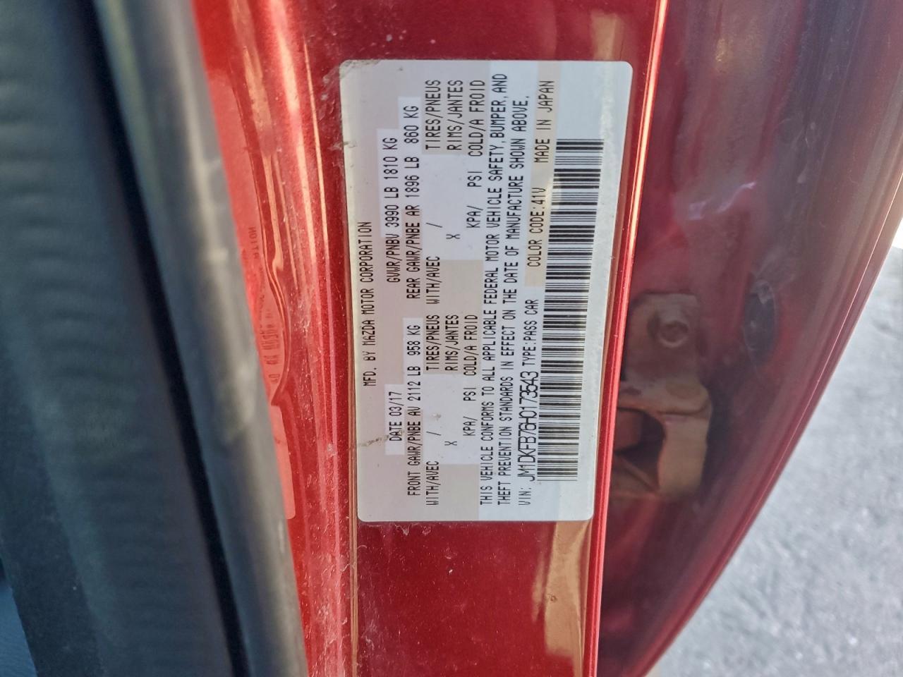 2017 MAZDA CX-3