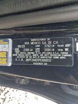 2023 KIA FORTE