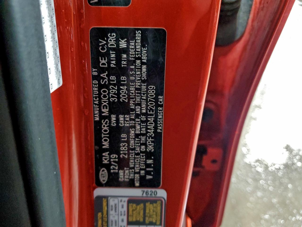 2020 KIA FORTE