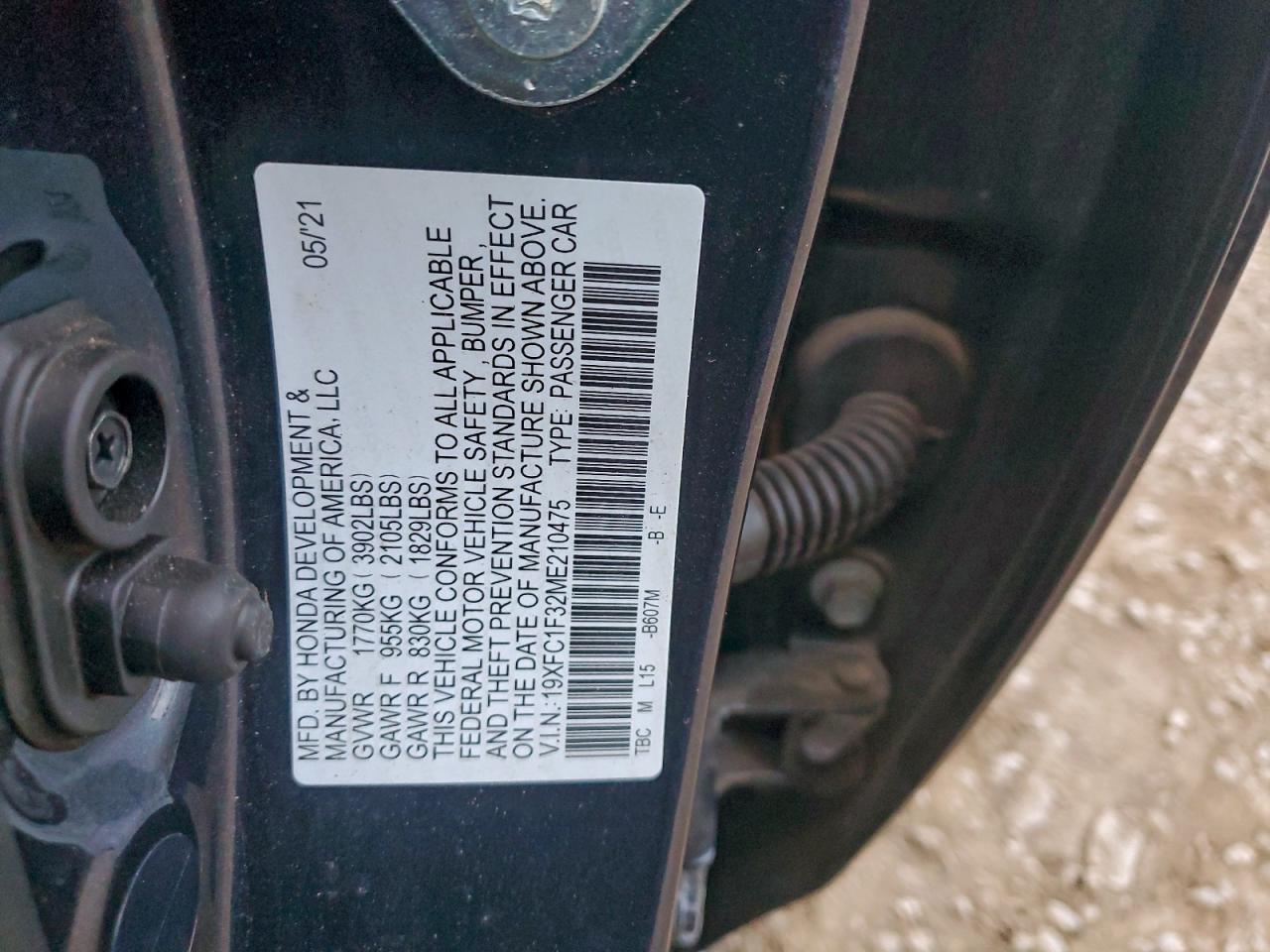 2021 HONDA CIVIC