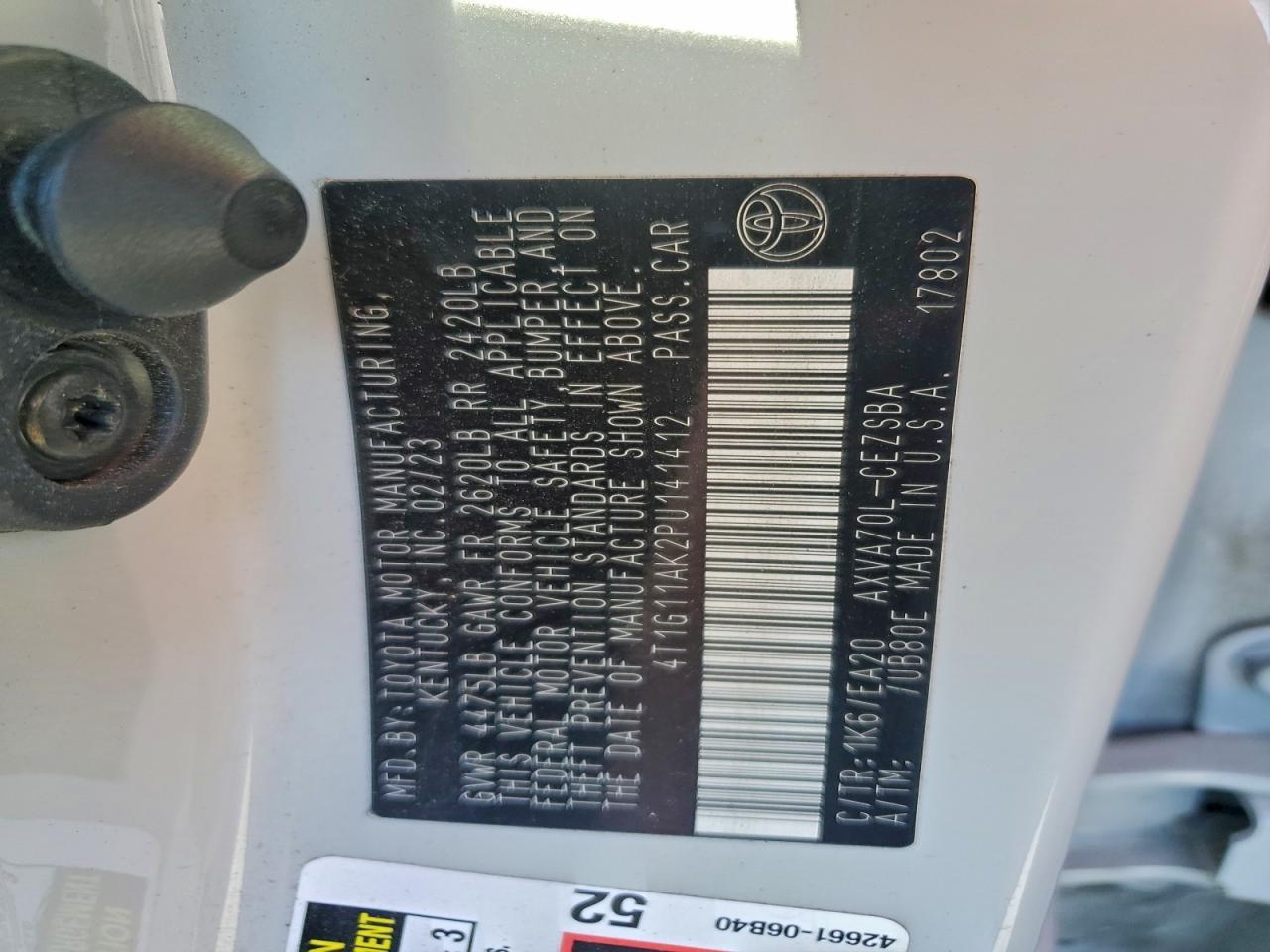 2023 TOYOTA CAMRY