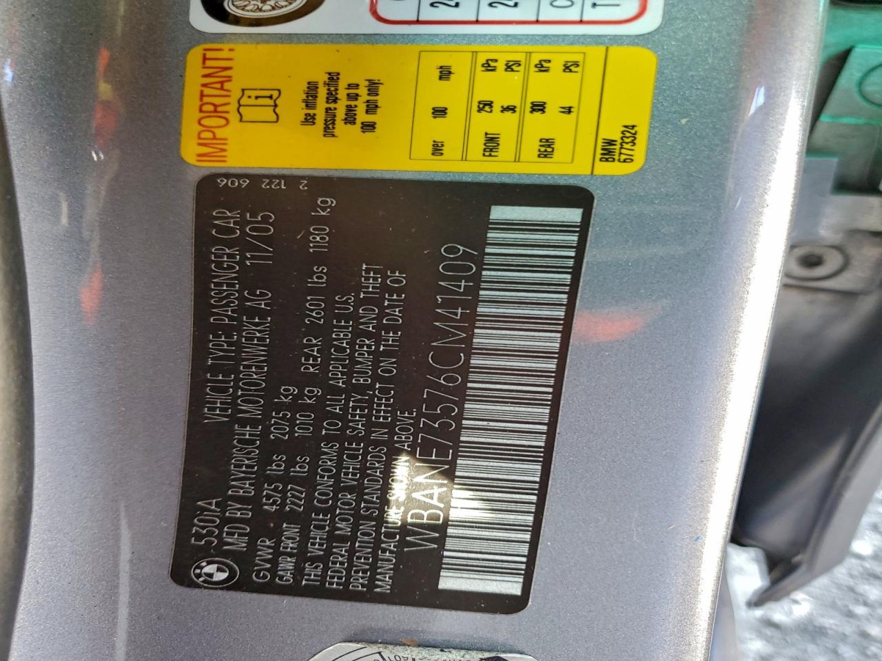 2006 BMW 5 series