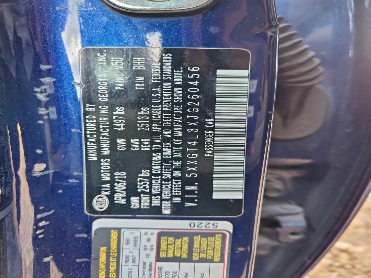 2018 KIA OPTIMA