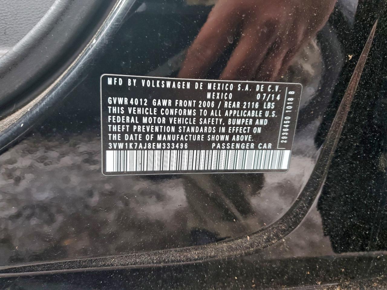 2014 VOLKSWAGEN JETTA