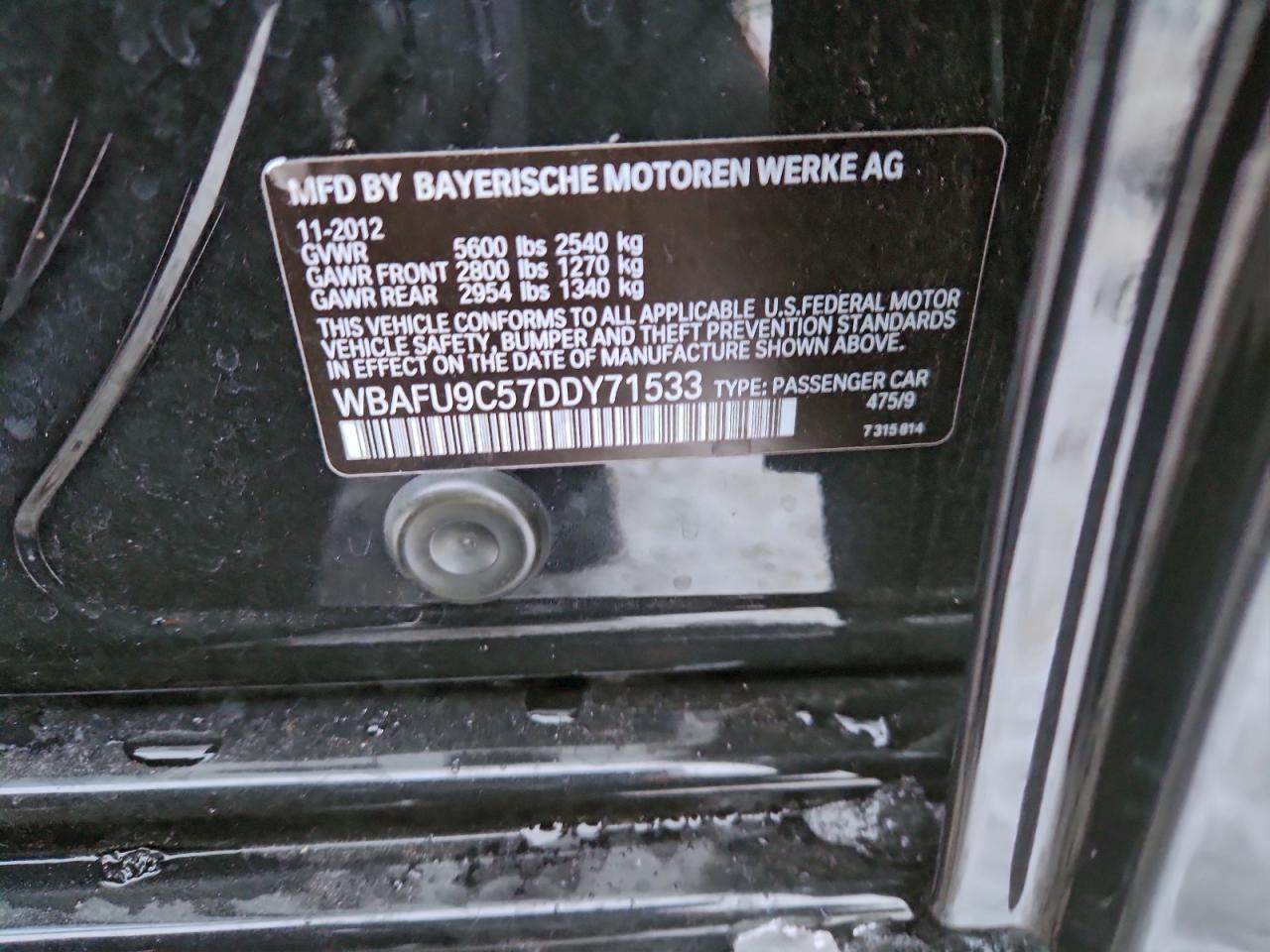 2013 BMW 5 series