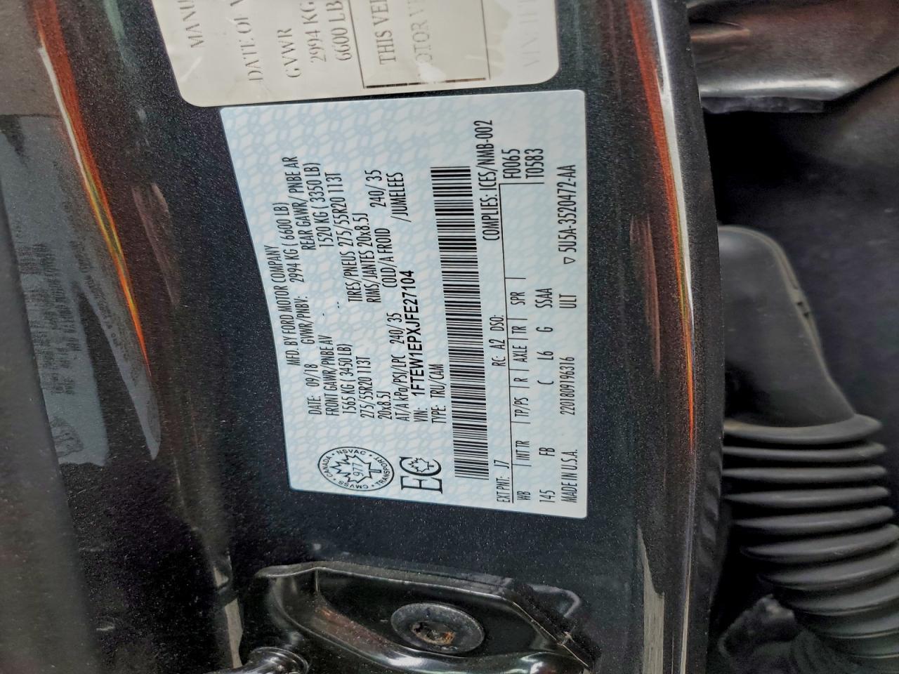 2018 FORD F-150