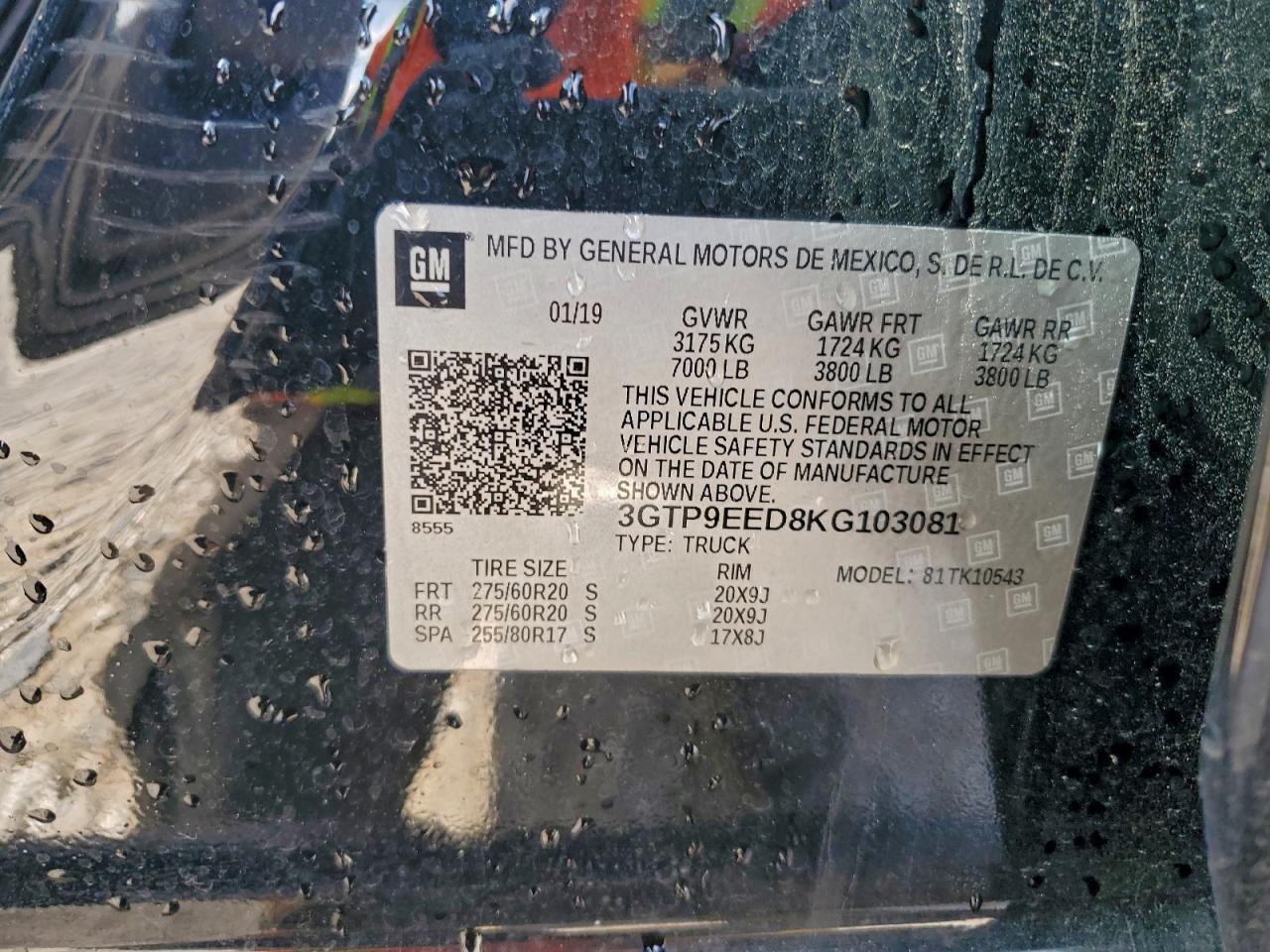 2019 GMC Sierra