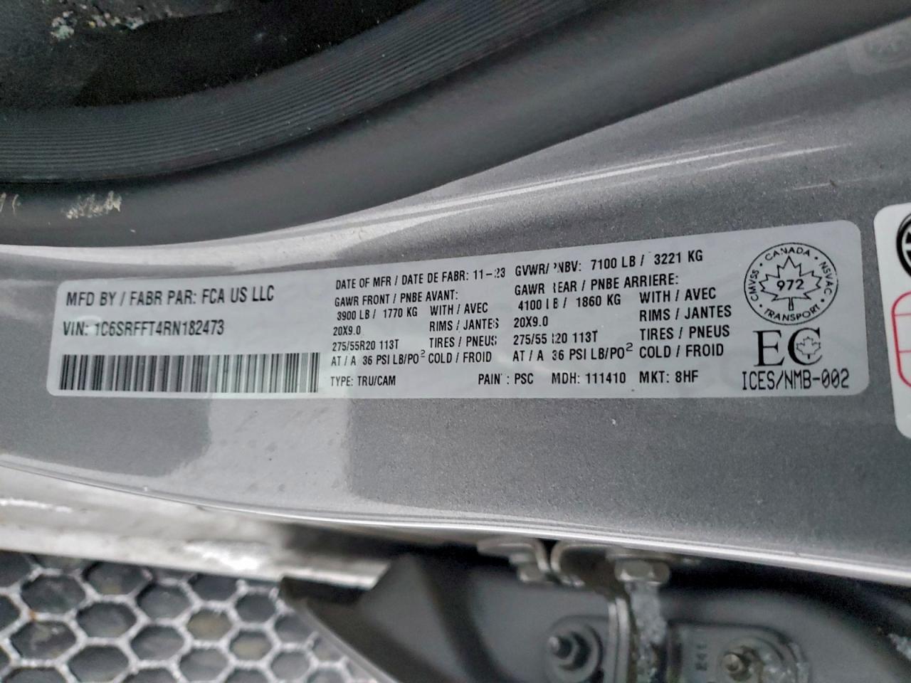 2024 RAM 1500