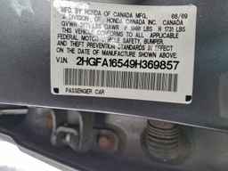 2009 HONDA CIVIC