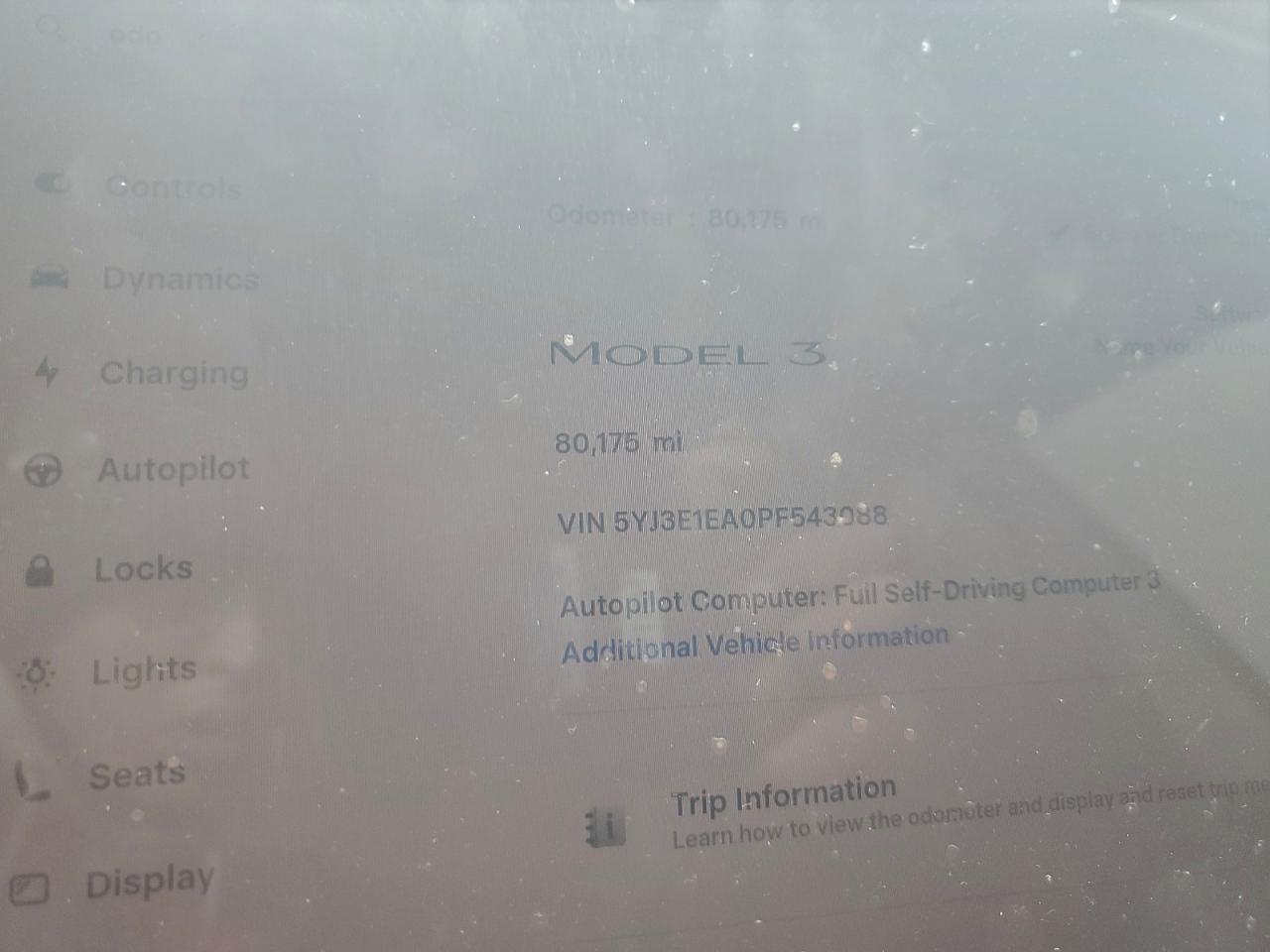 2023 TESLA MODEL 3
