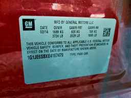 2014 CHEVROLET SONIC