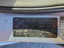 2004 KIA Spectra