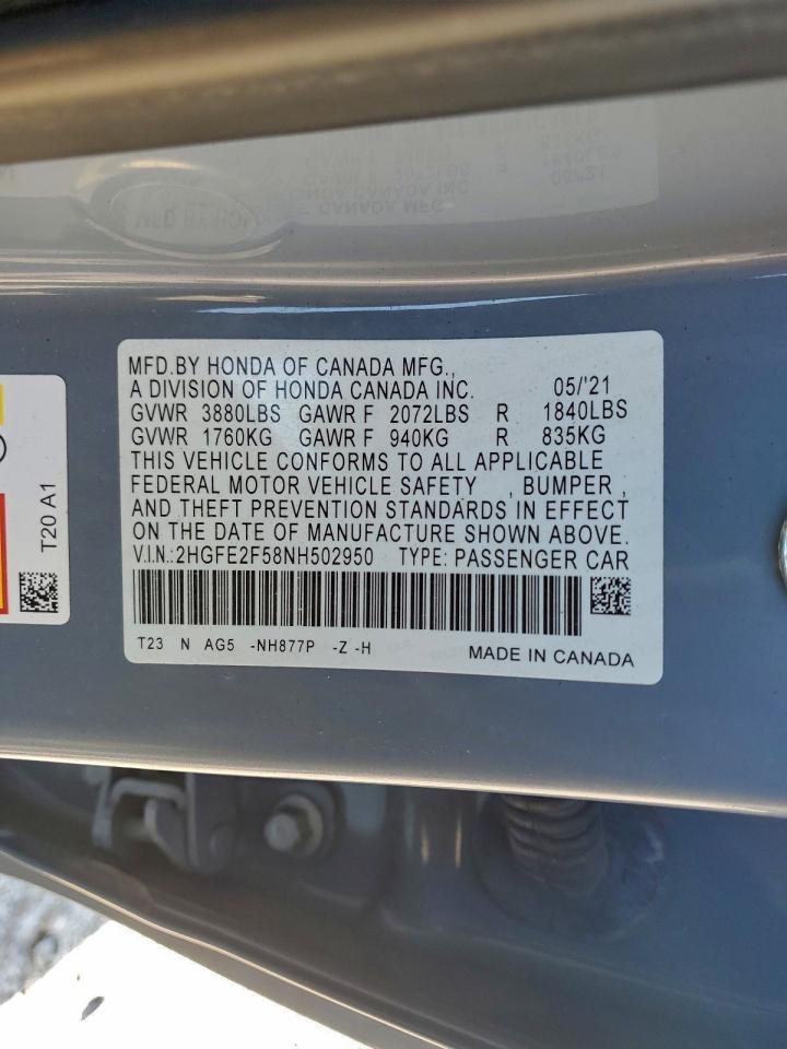 2022 HONDA CIVIC