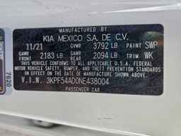 2022 KIA FORTE