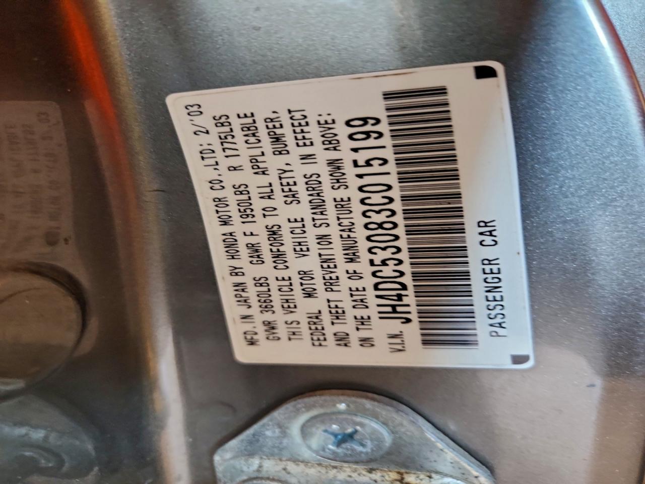 2003 ACURA RSX