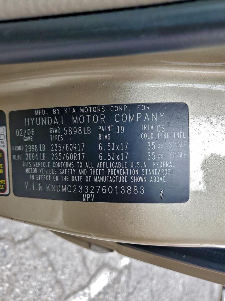 2007 HYUNDAI Entourage