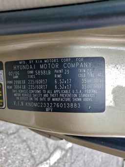 2007 HYUNDAI Entourage