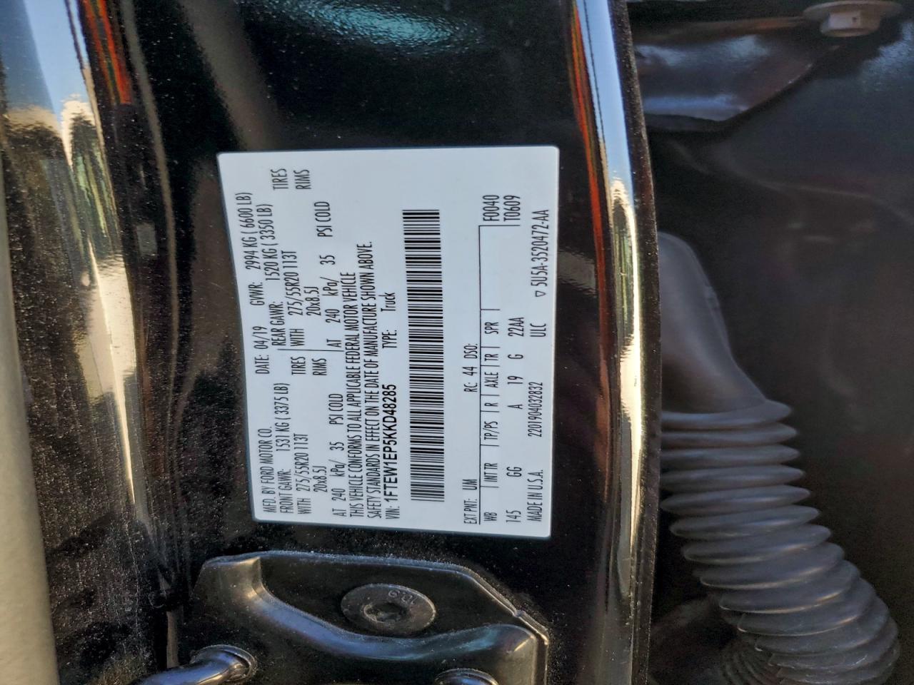 2019 FORD F-150