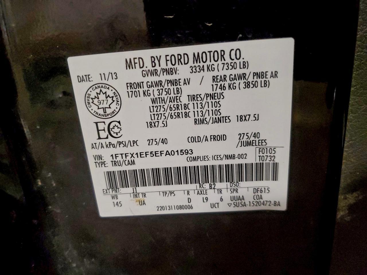 2014 FORD F-150