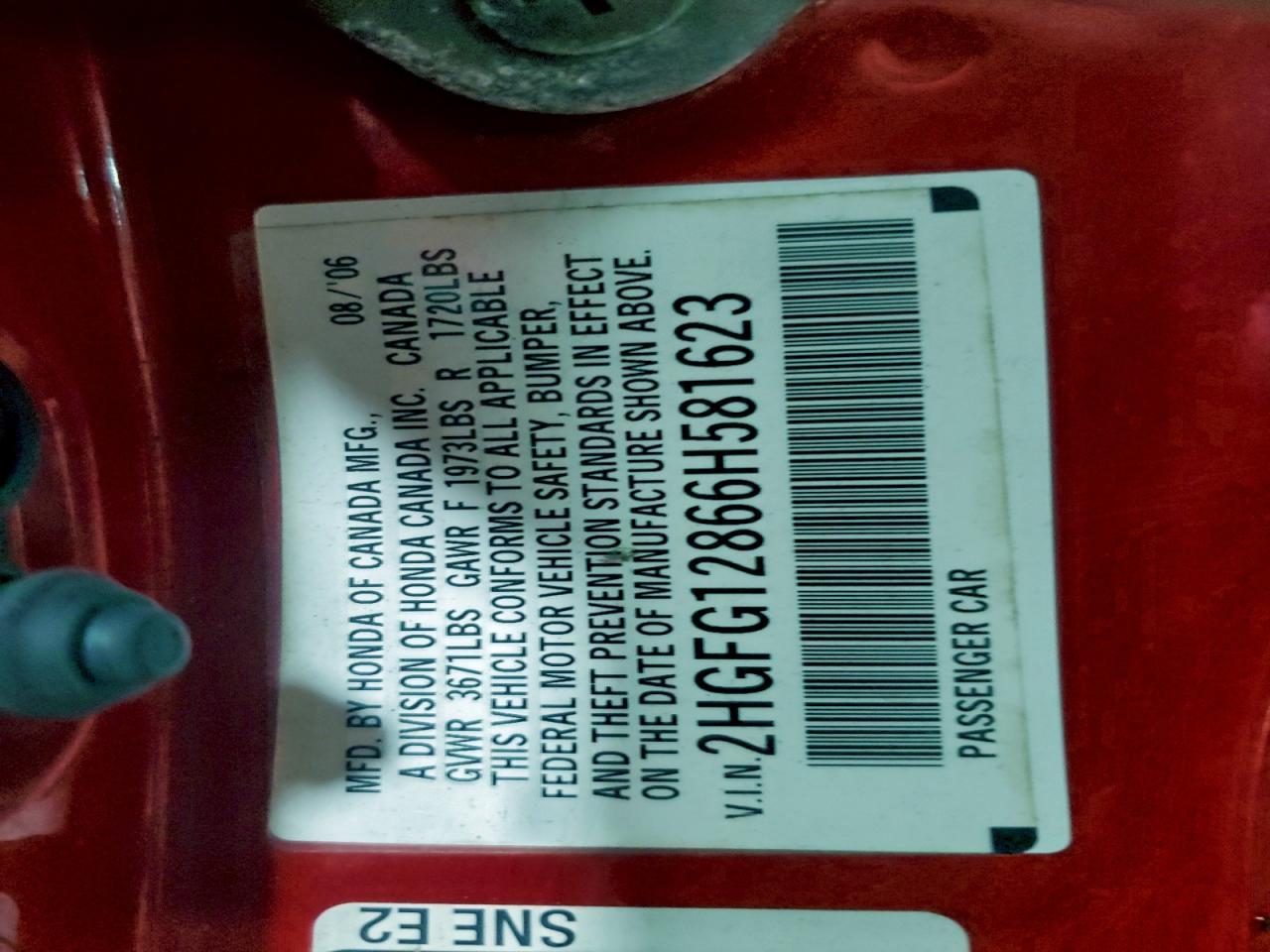 2006 HONDA CIVIC