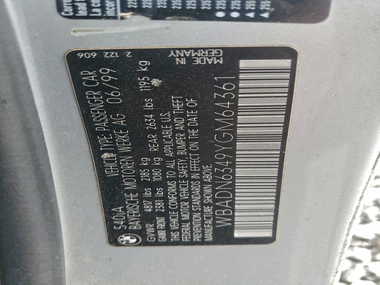 2000 BMW 5 series