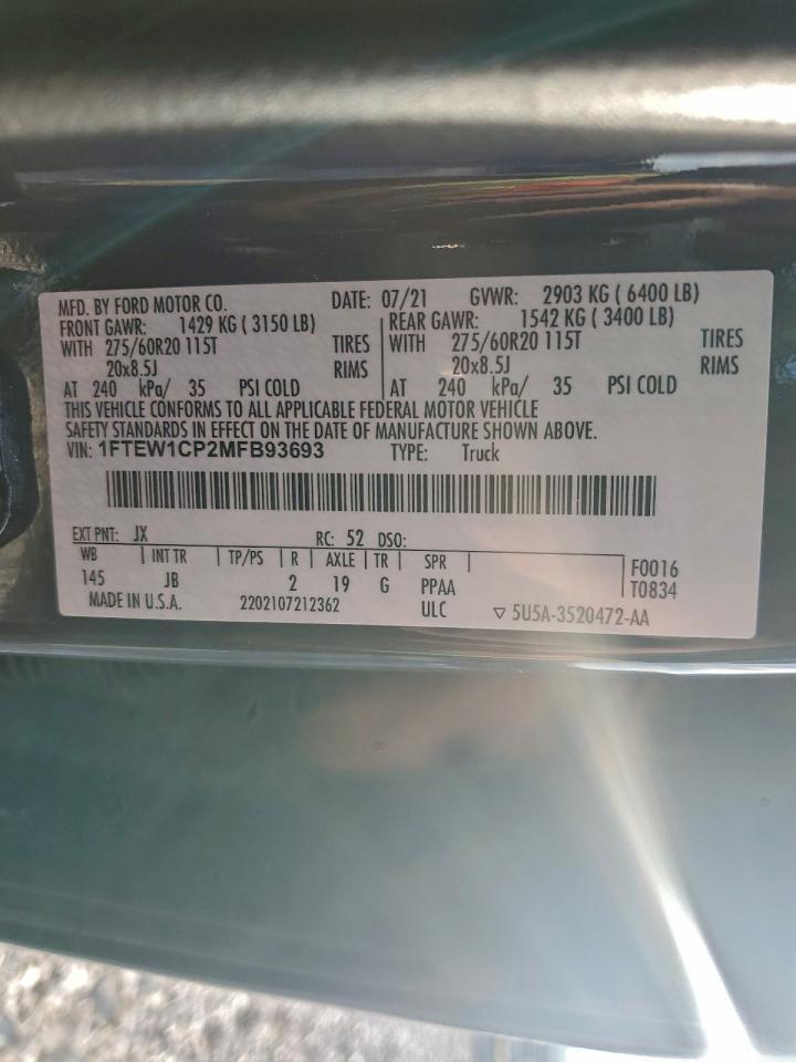 2021 FORD F-150