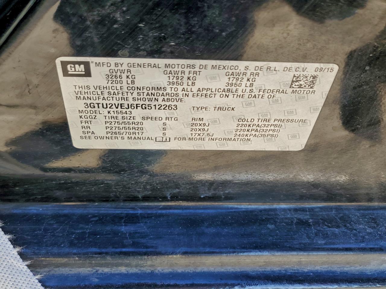 2015 GMC Sierra