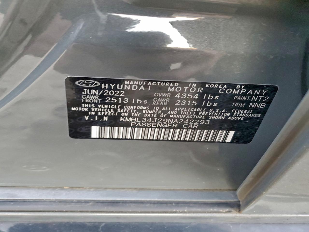 2022 HYUNDAI SONATA
