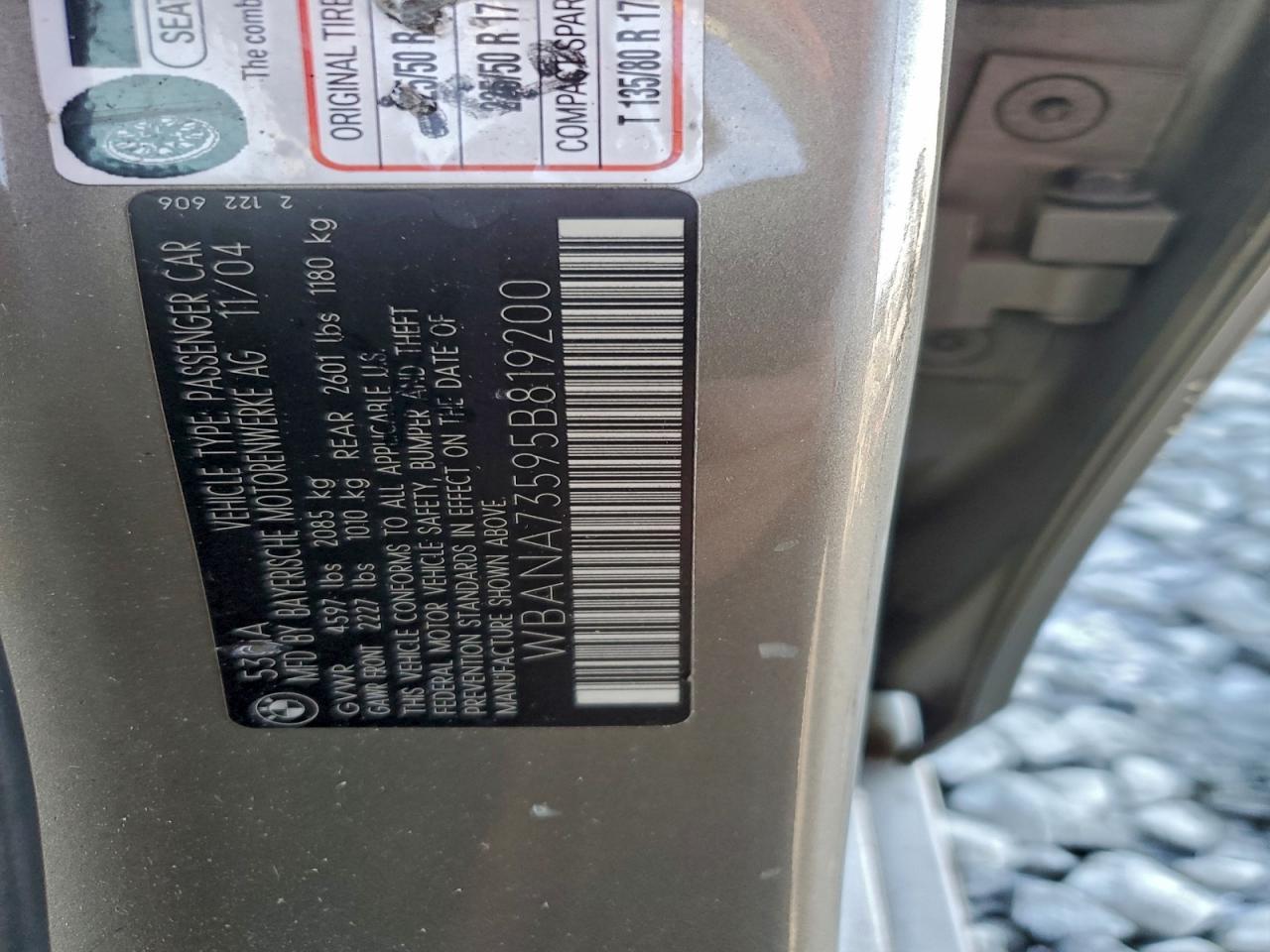 2005 BMW 5 series